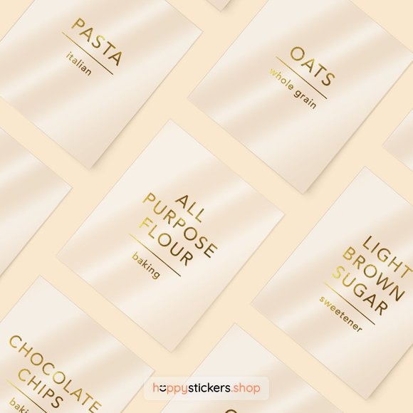 36 Labels • Avenir Minimalist Pantry for Kitchen • Organization Pantry Labels - Picture 15 of 17